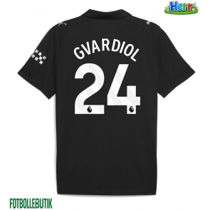 Manchester City Josko Gvardiol #24 Bortatröja 2025-26 Kortärmad